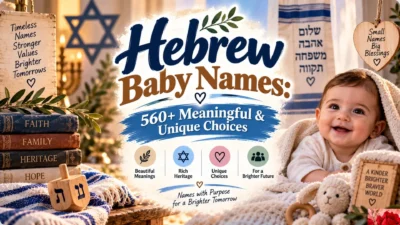 Hebrew Baby Names 560+ Meaningful & Unique Choices