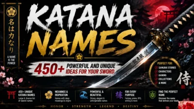 Katana Names: 450+ Powerful and Unique Ideas for Your Sword