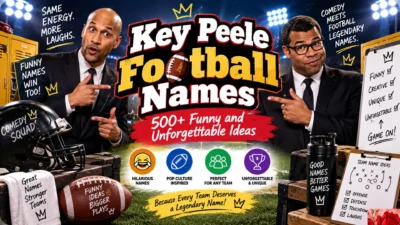 Key Peele Football Names 500+ Funny and Unforgettable Ideas