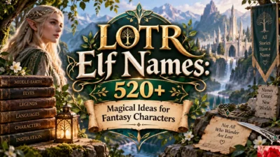 LOTR Elf Names 520+ Magical Ideas for Fantasy Characters