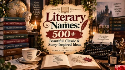 Literary Names 500+ Beautiful, Classic & Story-Inspired Ideas