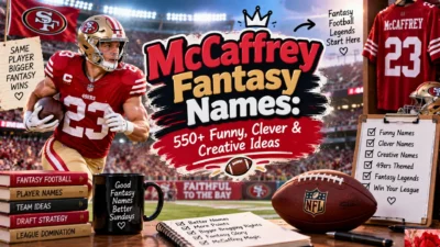 McCaffrey Fantasy Names 550+ Funny, Clever & Creative Ideas