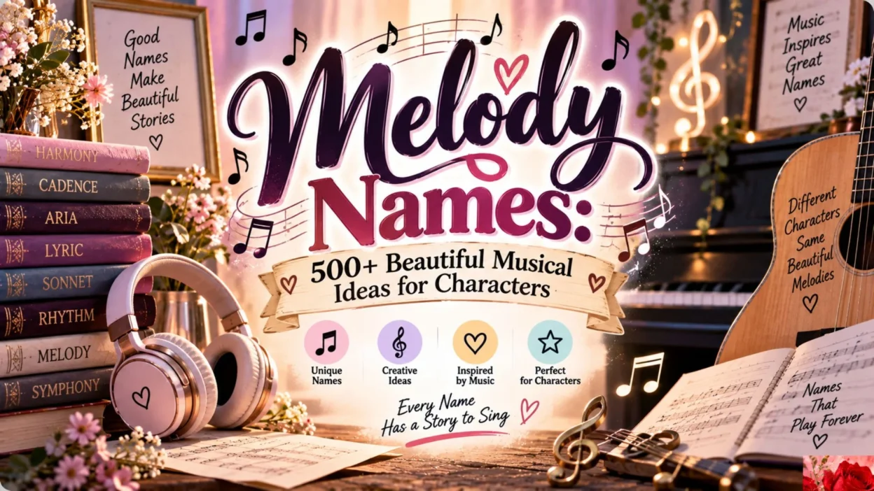 Melody Names 500+ Beautiful Musical Ideas for Characters