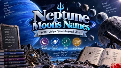 Neptune Moons Names 630+ Unique Space-Inspired Ideas