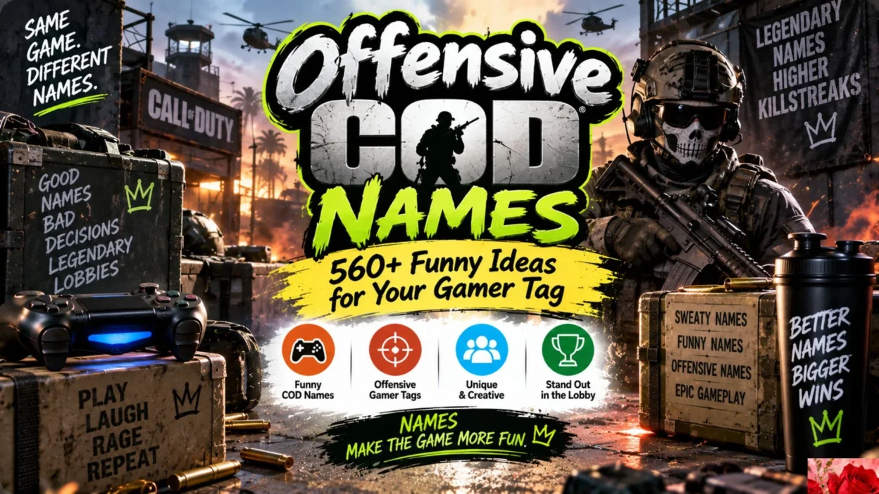 Offensive COD Names 560+ Funny Ideas for Your Gamer Tag