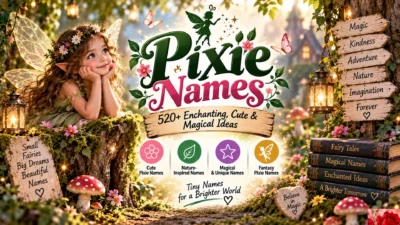 Pixie Names 520+ Enchanting, Cute & Magical Ideas