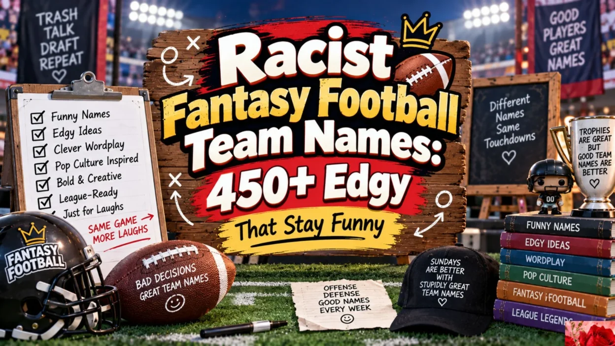 Racist Fantasy Football Team Names 450+ Edgy That Stay Funny