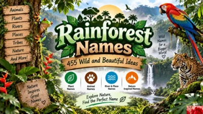 Rainforest Names 455 Wild and Beautiful Ideas