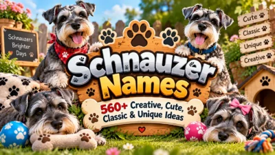 Schnauzer Names 560+ Creative, Cute, Classic & Unique Ideas