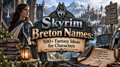 Skyrim Breton Names 500+ Fantasy Ideas for Characters