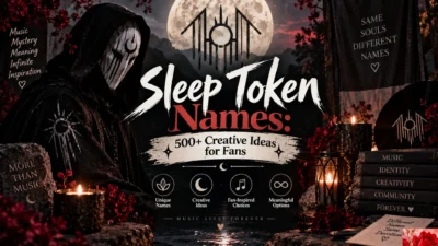 Sleep Token Names 500+ Creative Ideas for Fans