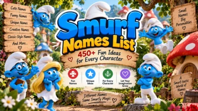 Smurf Names List 450+ Fun Ideas for Every Character