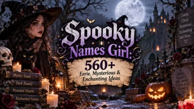 Spooky Names Girl 560+ Eerie, Mysterious & Enchanting Ideas