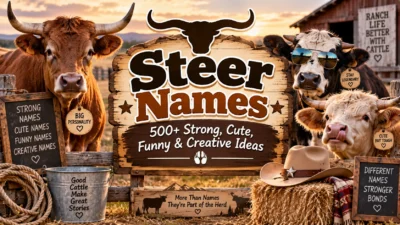 Steer Names 500+ Strong, Cute, Funny & Creative Ideas