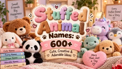 Stuffed Animal Names 600+ Cute, Creative & Adorable Ideas