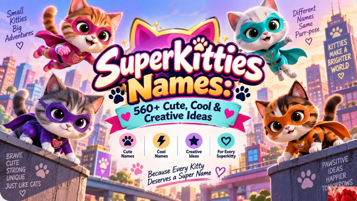 Superkitties Names 560+ Cute, Cool & Creative Ideas