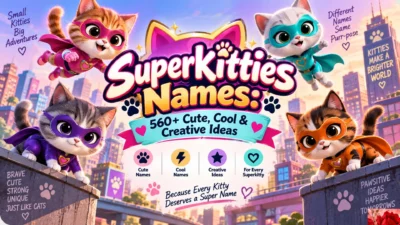 Superkitties Names 560+ Cute, Cool & Creative Ideas