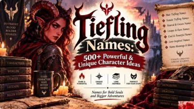 Teifling Names 500+ Powerful & Unique Character Ideas