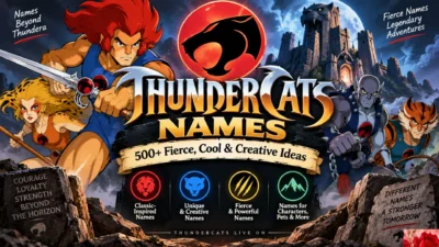 Thundercats Names 500+ Fierce, Cool & Creative Ideas