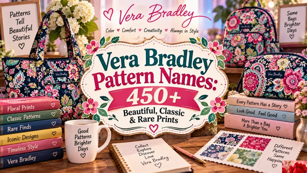 Vera Bradley Pattern Names 450+ Beautiful, Classic & Rare Prints
