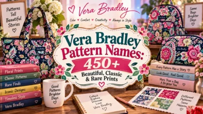 Vera Bradley Pattern Names 450+ Beautiful, Classic & Rare Prints