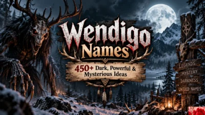 Wendigo Names 450+ Dark, Powerful & Mysterious Ideas