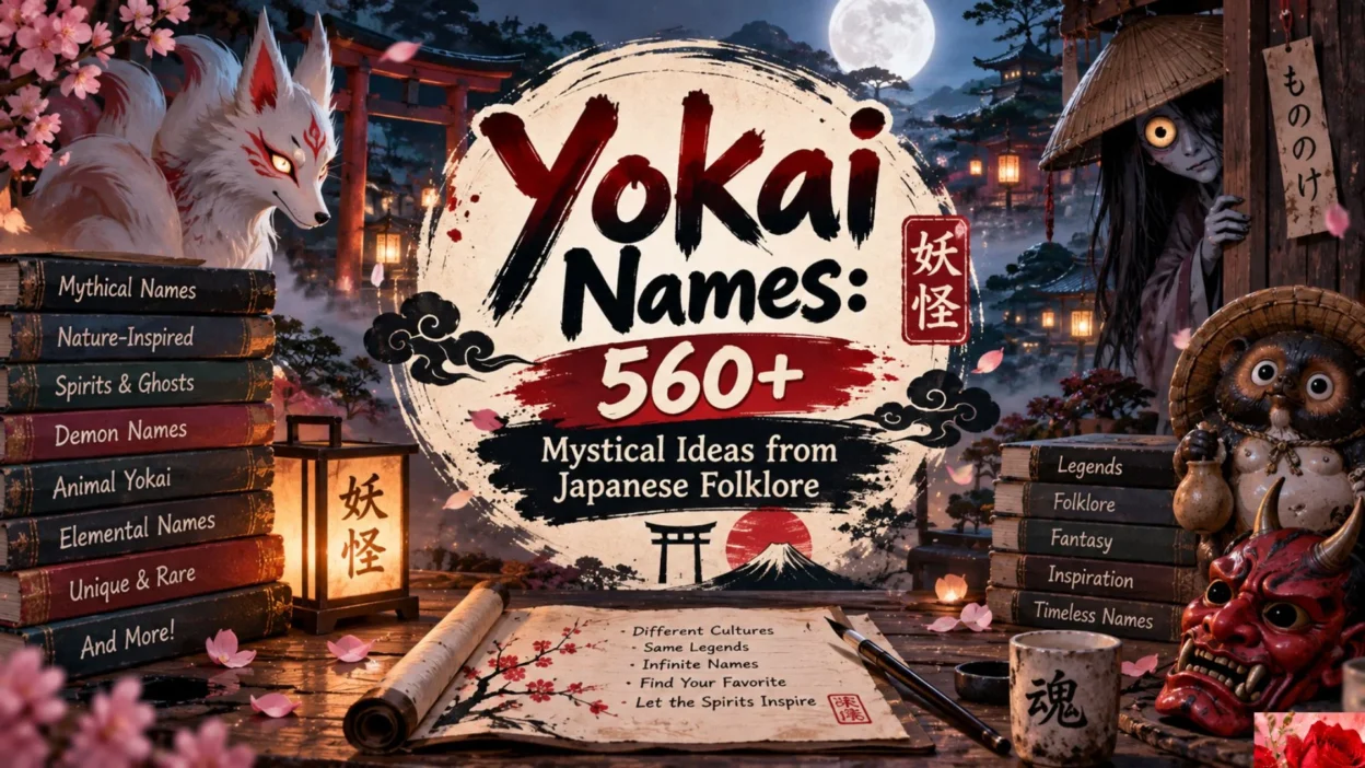 Yokai Names 560+ Mystical Ideas from Japanese Folklore