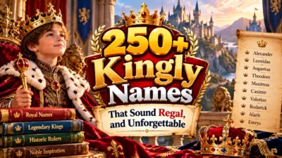 250+ Kingly Names That Sound Regal, and Unforgettable 👑