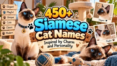 450+ Siamese Cat Names Inspired by Charm and Personality