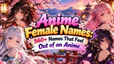 Anime Female Names 560+ Names That Feel Out of an Anime