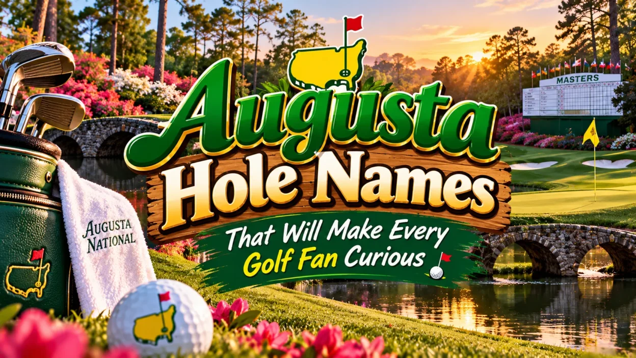 Augusta Hole Names That Will Make Every Golf Fan Curious ⛳