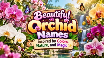 Beautiful Orchid Names Inspired by Colors, Nature, and Magic ✨