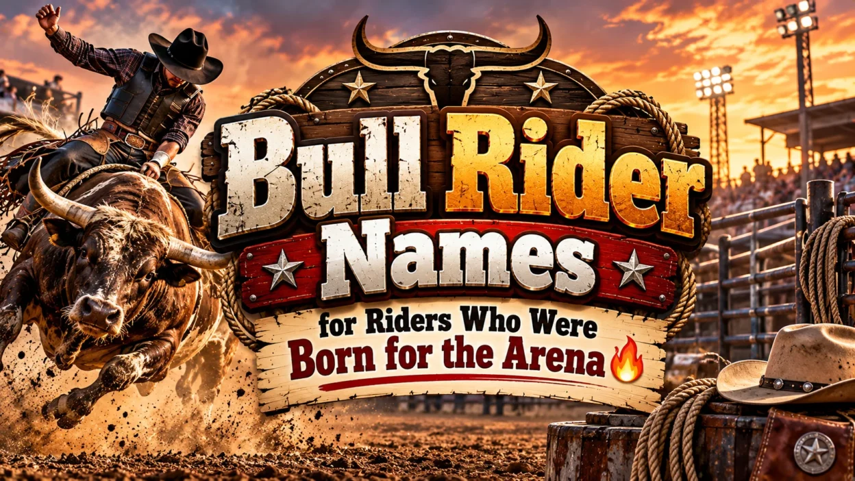 Bull Rider Names for Riders Who Were Born for the Arena 🔥