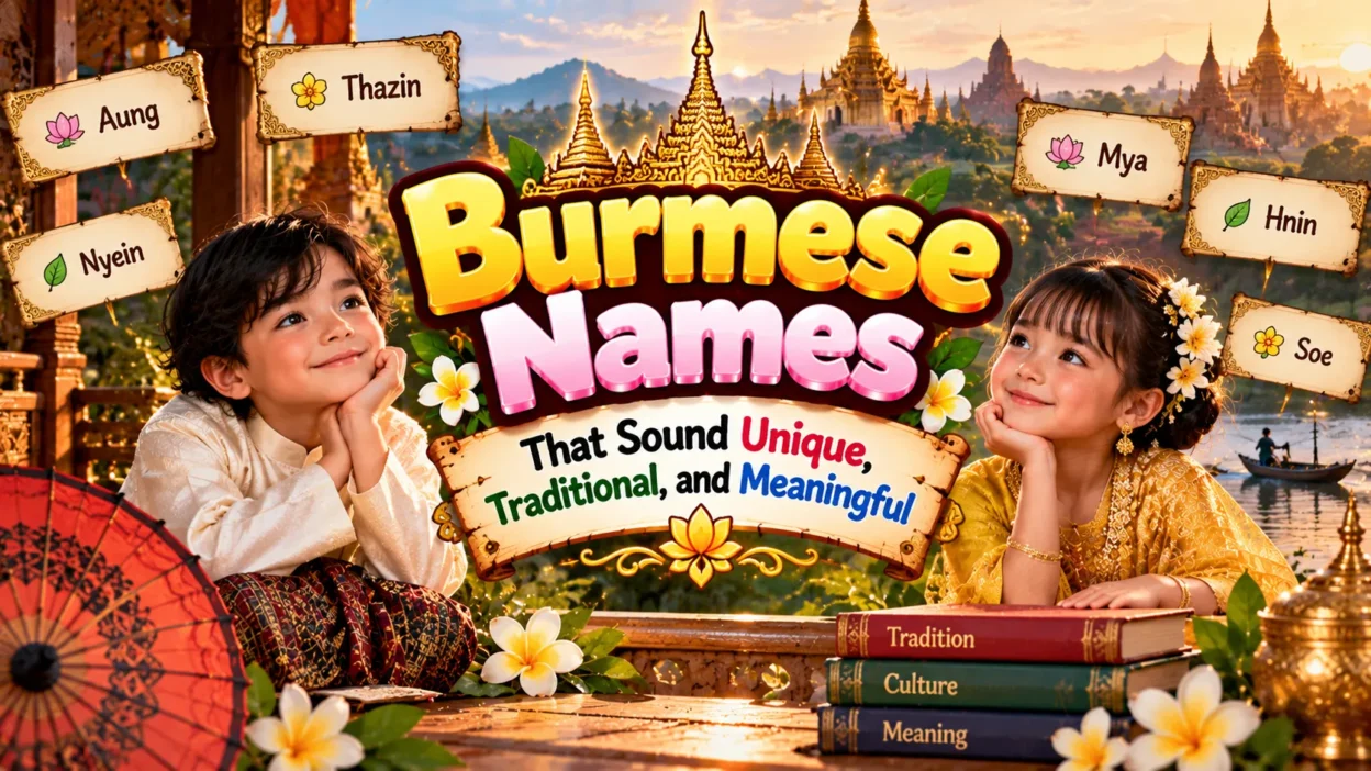 Burmese Names That Sound Unique, Traditional, and Meaningful