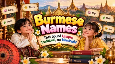 Burmese Names That Sound Unique, Traditional, and Meaningful