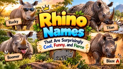 Rhino Names That Are Surprisingly Cool, Funny, and Fierce 🦏