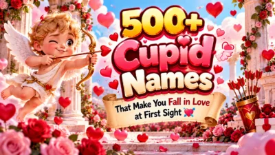 500+ Cupid Names That Make You Fall in Love at First Sight 💘