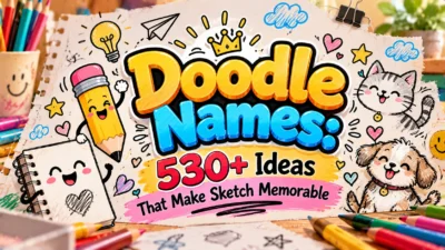 Doodle Names 530+ Ideas That Make Sketch Memorable ✏️