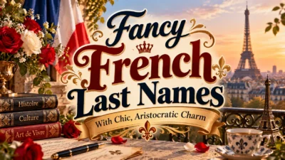 Fancy French Last Names With Chic, Aristocratic Charm