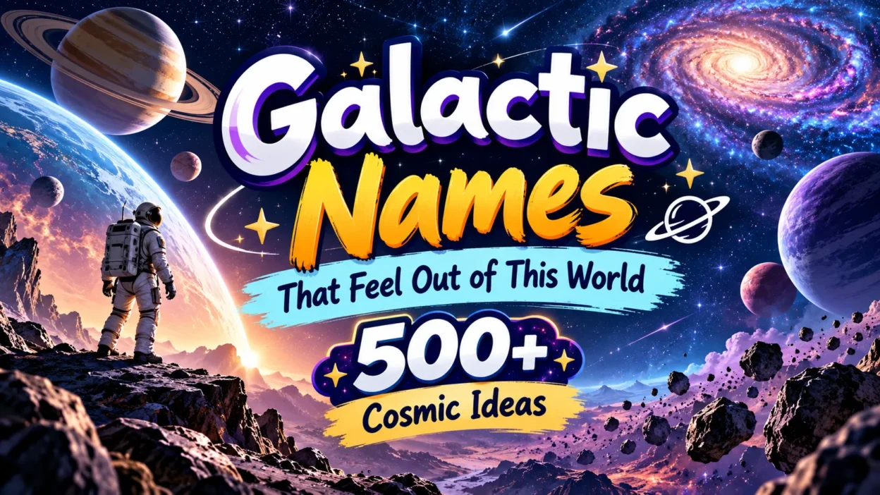 Galactic Names That Feel Out of This World: 500+ Cosmic Ideas