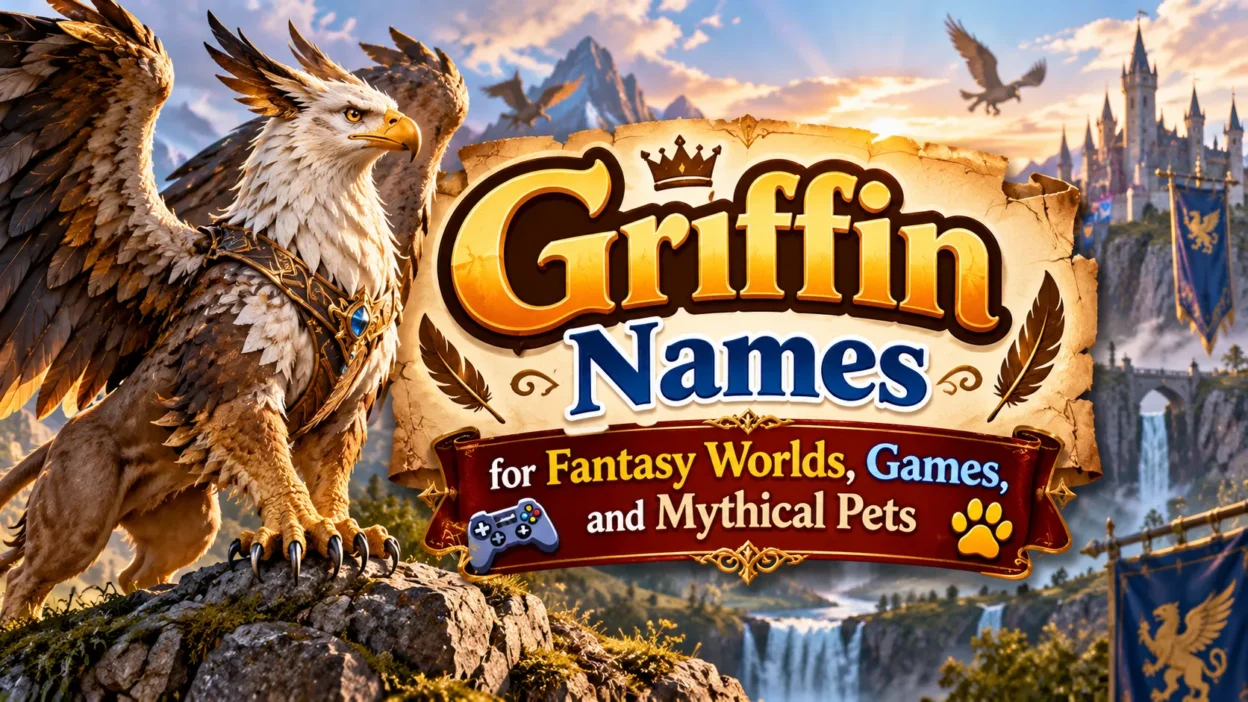 Griffin Names for Fantasy Worlds, Games, and Mythical Pets🦅