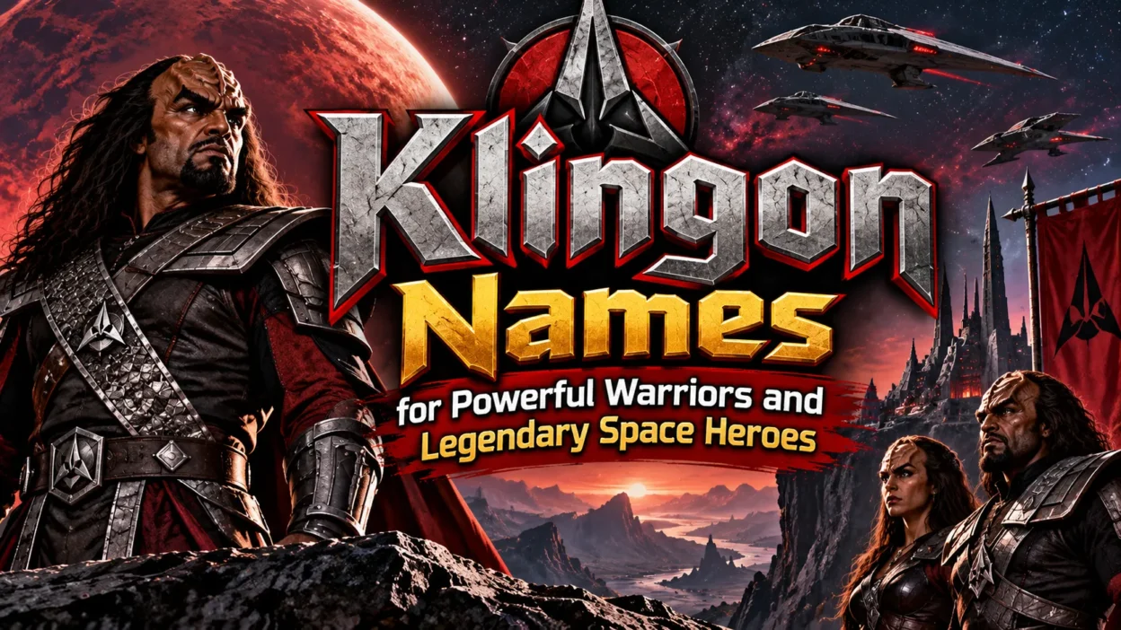 Klingon Names for Powerful Warriors and Legendary Space Heroes
