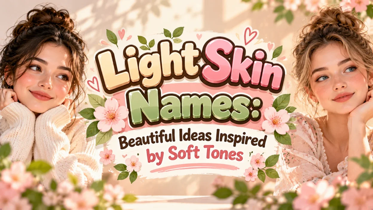 Light Skin Names Beautiful Ideas Inspired by Soft Tones 🌸