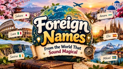 Foreign Names From the World That Sound Magical ✨