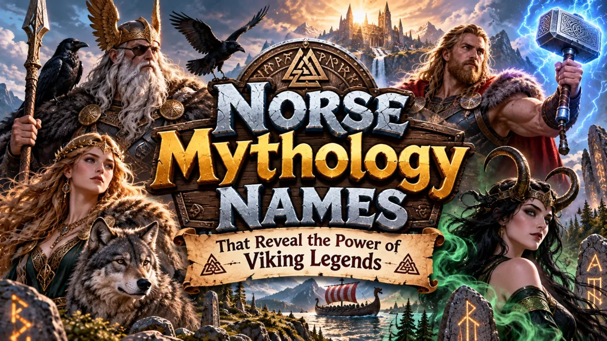 Norse Mythology Names That Reveal the Power of Viking Legends⚔️