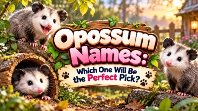 Opossum Names Which One Will Be the Perfect Pick 🐾