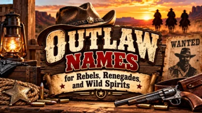 Outlaw Names for Rebels, Renegades, and Wild Spirits🤠