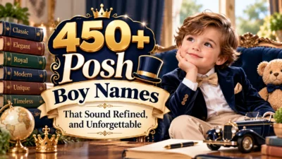 450+ Posh Boy Names That Sound Refined, and Unforgettable 🎩