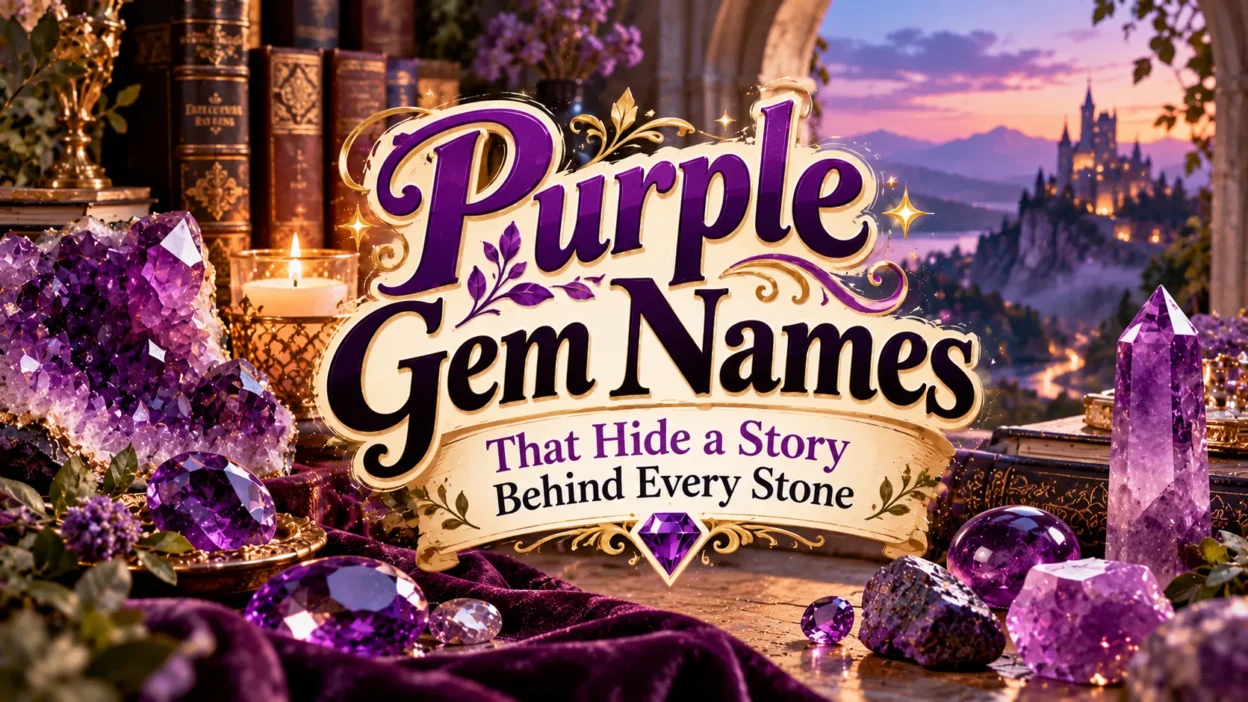 Purple Gem Names That Hide a Story Behind Every Stone