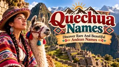 Quechua Names: Discover Rare And Beautiful Andean Names